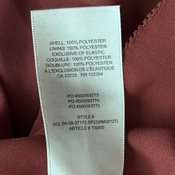 Aritzia Wilfred Jacqueline Floral Midi Dress in Rust Sz 6 - Picture 12 of 12